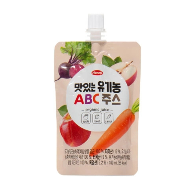 Nước trái cây tổng hợp Hanmi Organic ABC 100ml