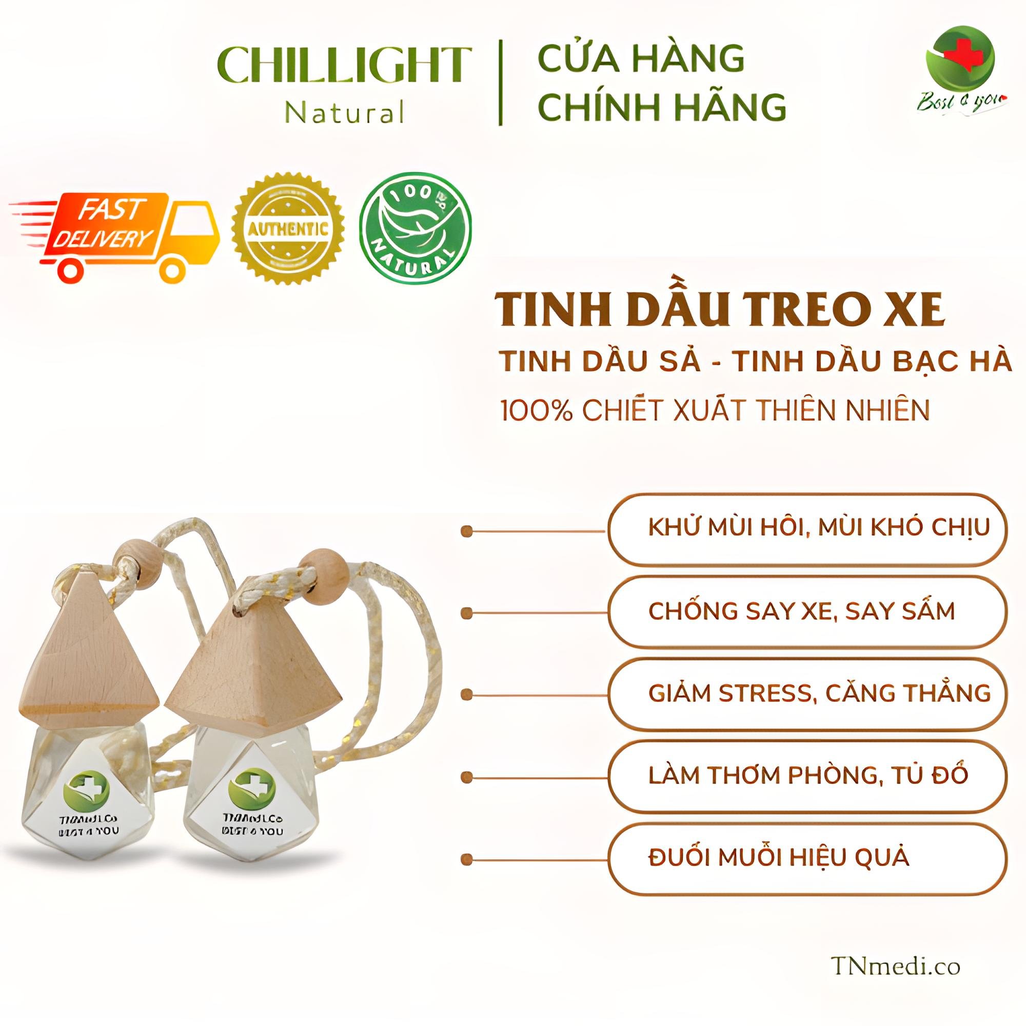 Tinh dầu treo xe ôto