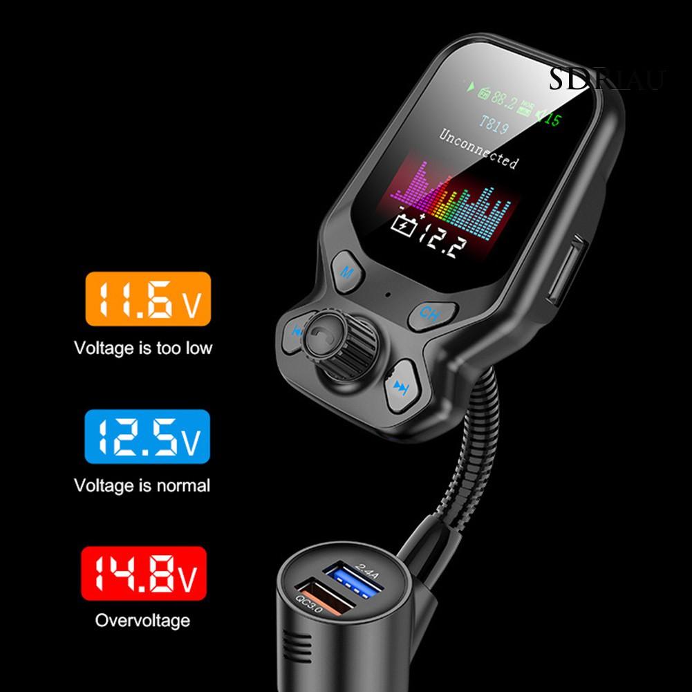 Máy Nghe Nhạc Mp3 Trên Xe Hơi Qcdz Có Cổng Sạc Usb