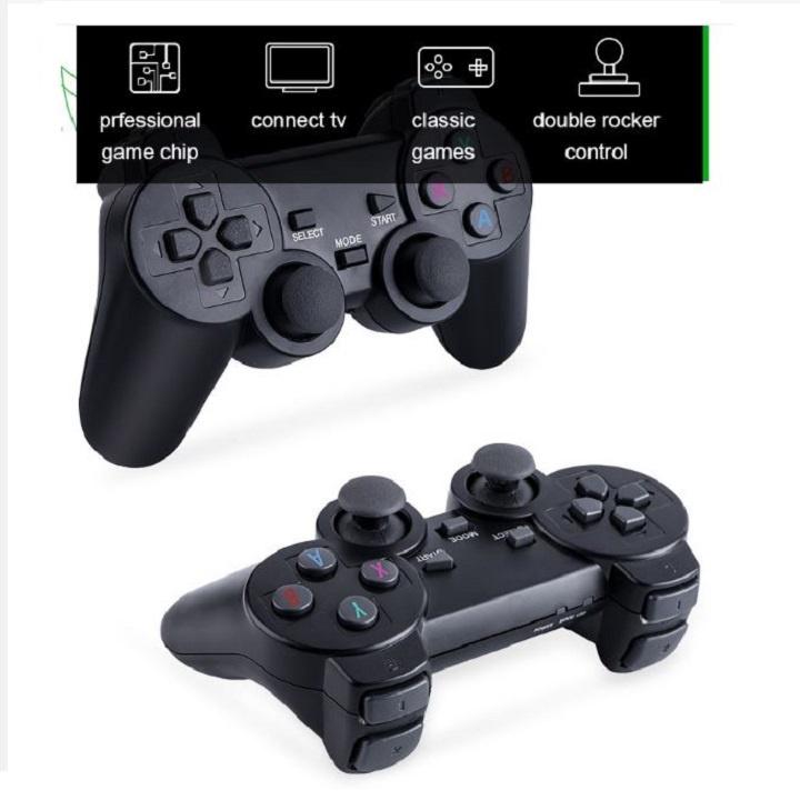 Máy Chơi Game Stick 4K HDMI không dây tải thêm pes1-2020, 2022, bóng đá nhật 3, rồng đen mortal kombat