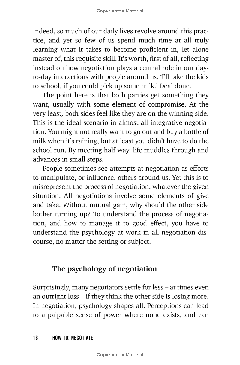 Sách ngoại văn: How To Negotiate (How To: Academy)