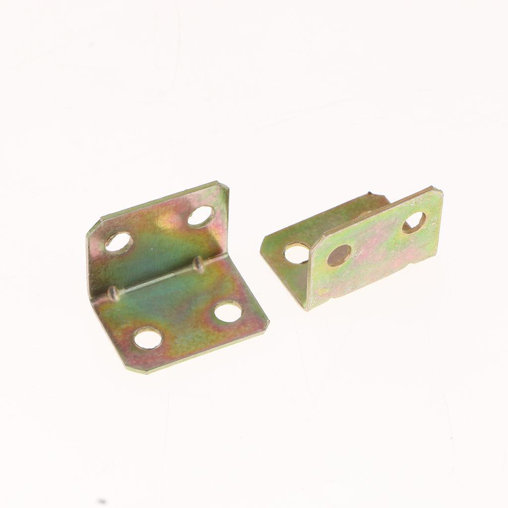 2X 20x Corner Brace Bracket L Shaped Corner Brace Connector-18 x 18 x 23mm