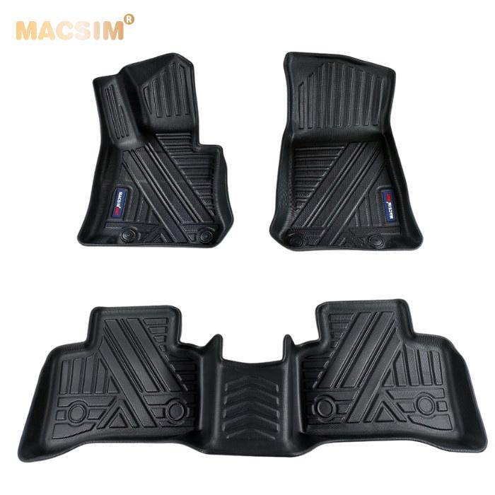 Thảm lót sàn xe ô tô Mercedes Ben GLC qd Nhãn hiệu Macsim chất liệu nhựa TPV cao cấp