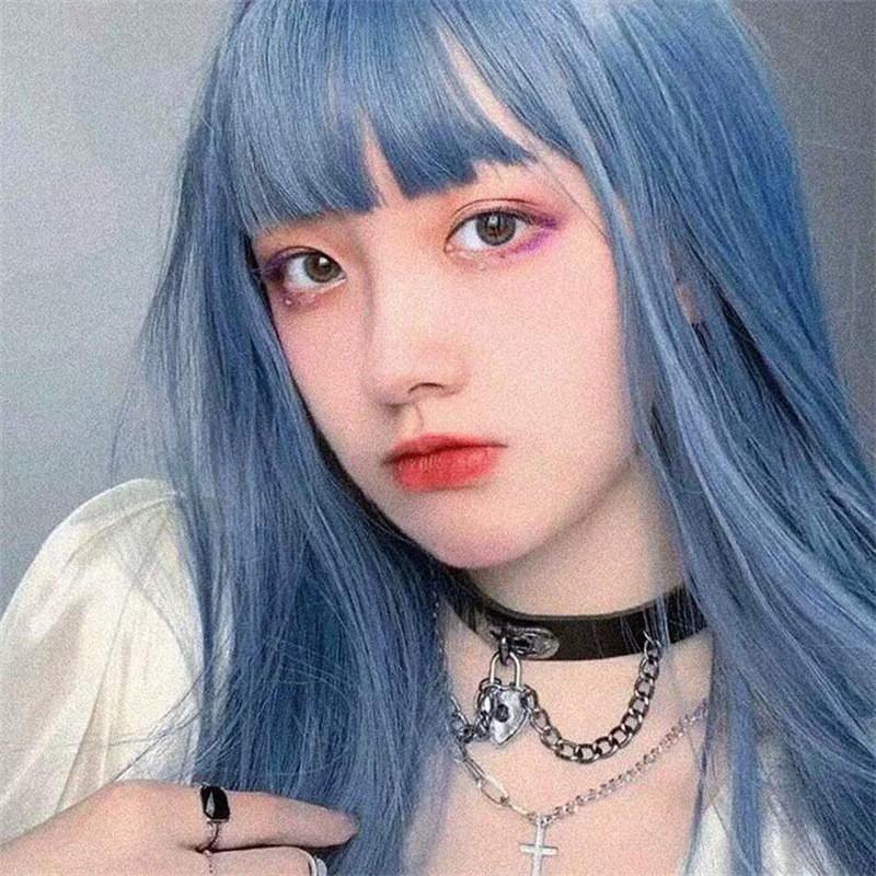 Vòng cổ choker da mặt hình trái tim phong cách Hàn Quốc cá tính thời trang