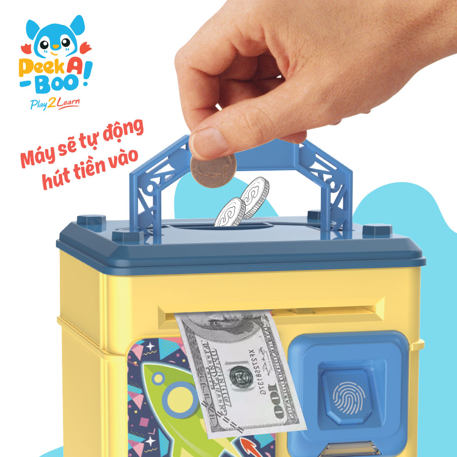 Đồ Chơi PEEK A BOO Mô Hình Két Sắt Tiết Kiệm PAB001