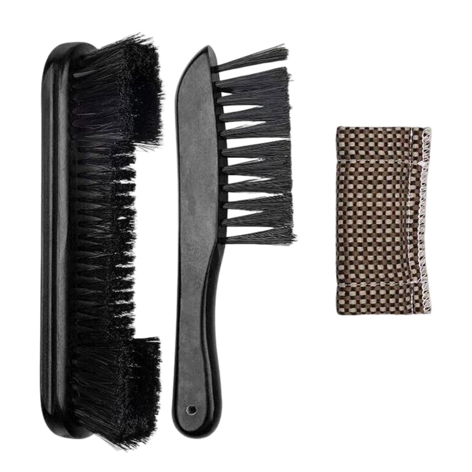 Pool Table Brush Set, Billiards Table Brush Pool Snooker, Portable Cleaning Tool Wood Handle, Nylon Brush for Indoor Outdoor Billiard Accessory