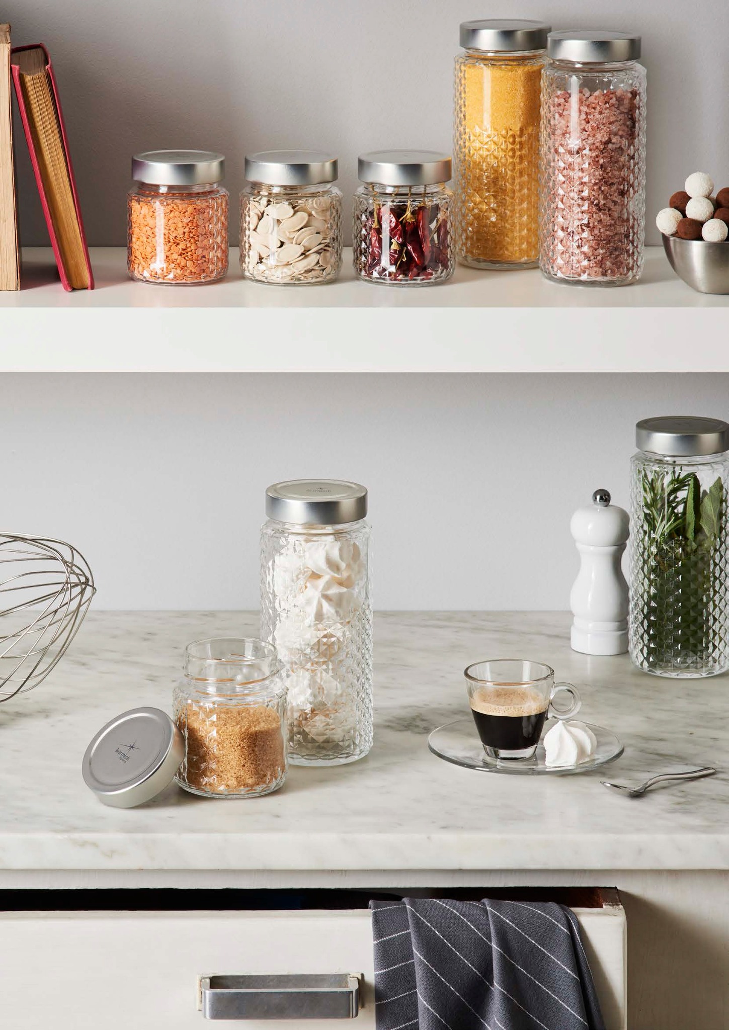 Hũ thủy tinh nắp vặn Delivery 300ml - Bormioli Rocco - Italy