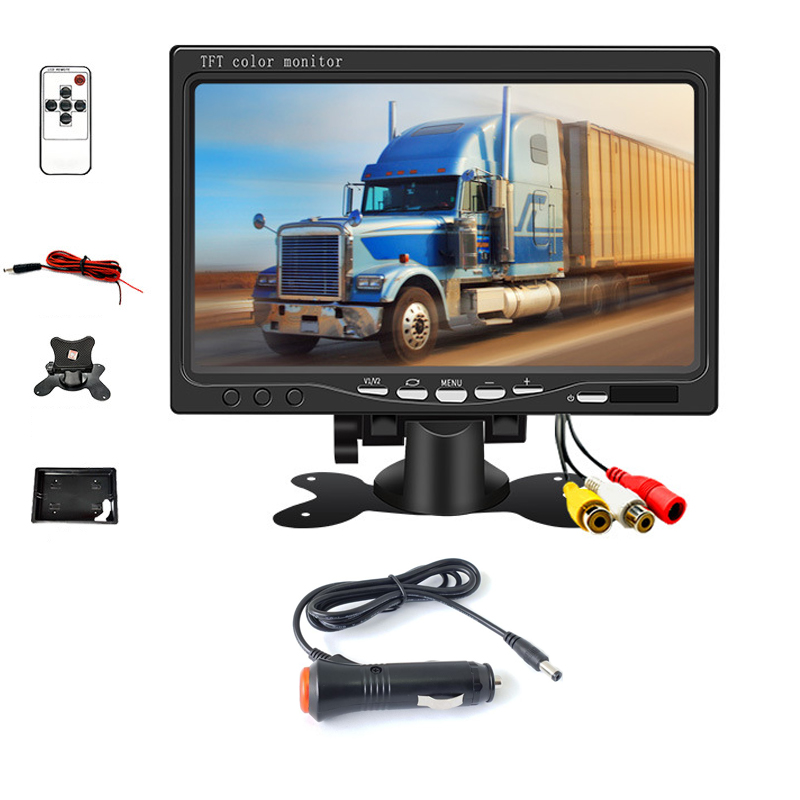 Màn Hình Camera Lùi,Lề 7 Inch Độ Phân Giải 1024X600P