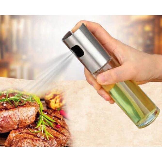 Bình xịt dầu ăn chai thủy tinh