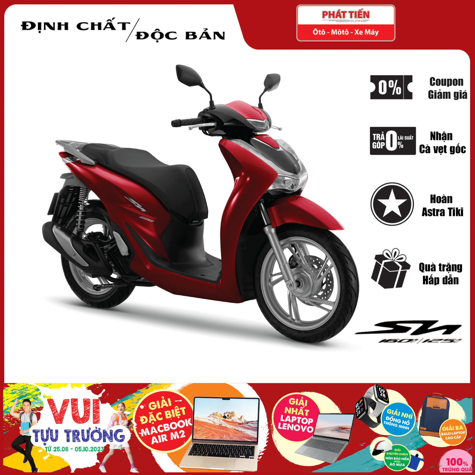 Xe máy Honda SH160i 2024 Phiên bản Cao Cấp