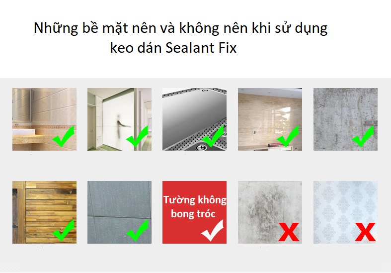 Keo dán siêu chắc Sealant Fix - Giải pháp thay thế đinh vít