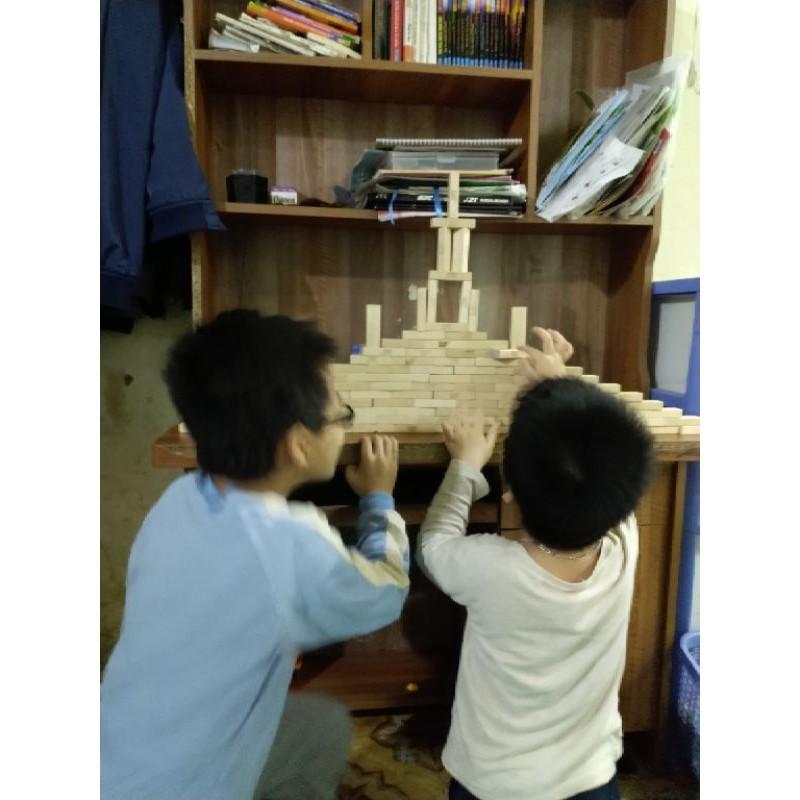 100 thanh gỗ xếp Jenga#gỗ rút#domino# hàng chọn lọc kỹ