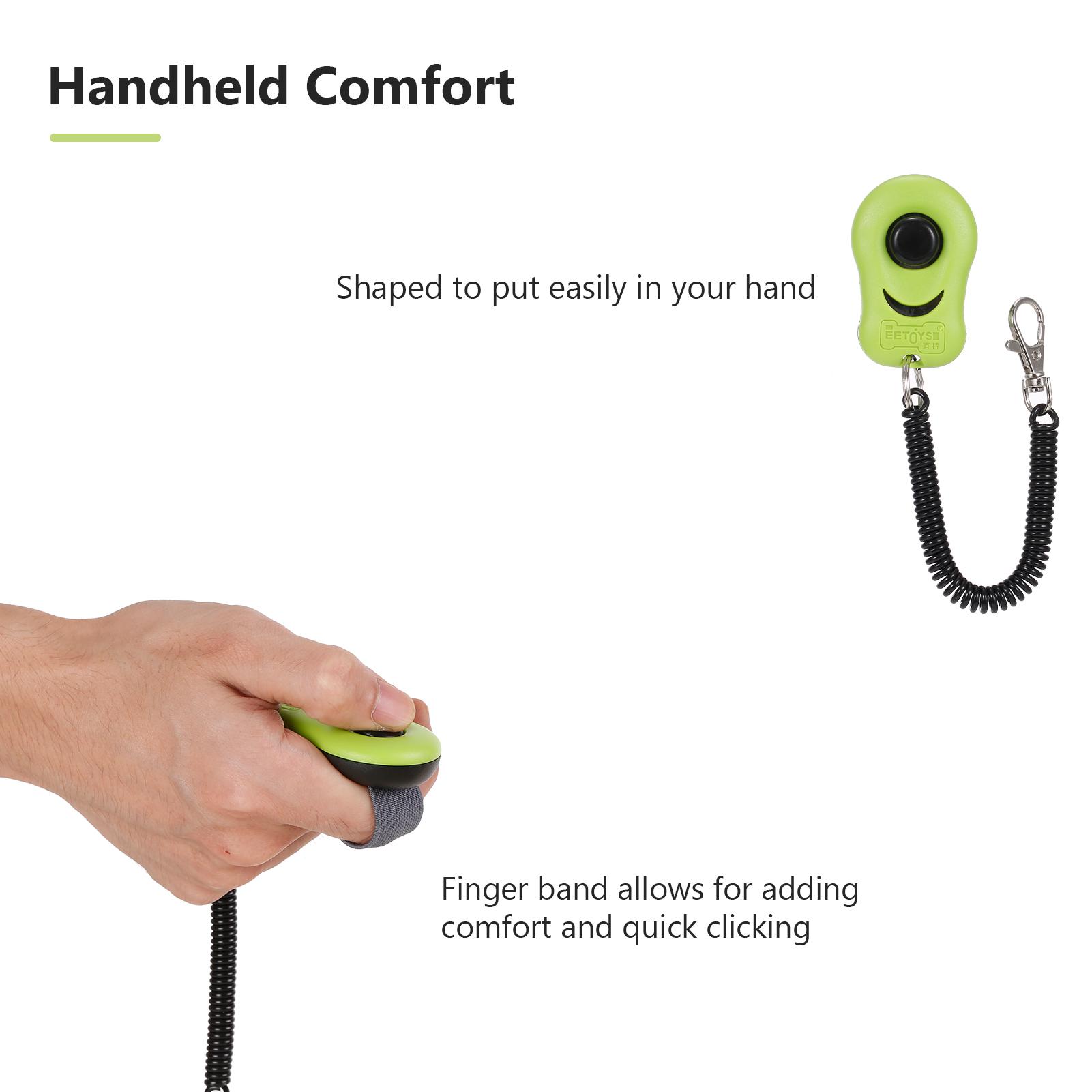 Thiết bị Click huấn luyện cho thú cưng, có dây đeo cổ tay