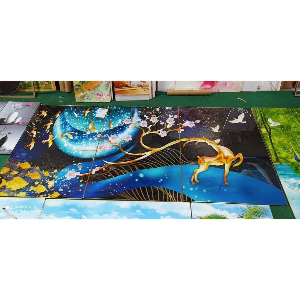 Bộ 3 Tranh treo tường Pha lê tráng gương cao cấp - mã TADC4