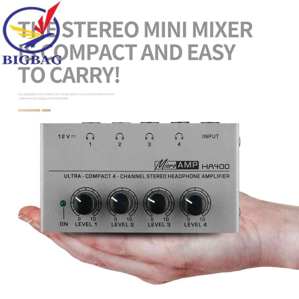 Ultra Bộ Khuếch Đại Âm Thanh 4 Kênh Chuyên Dụng Cho Studio