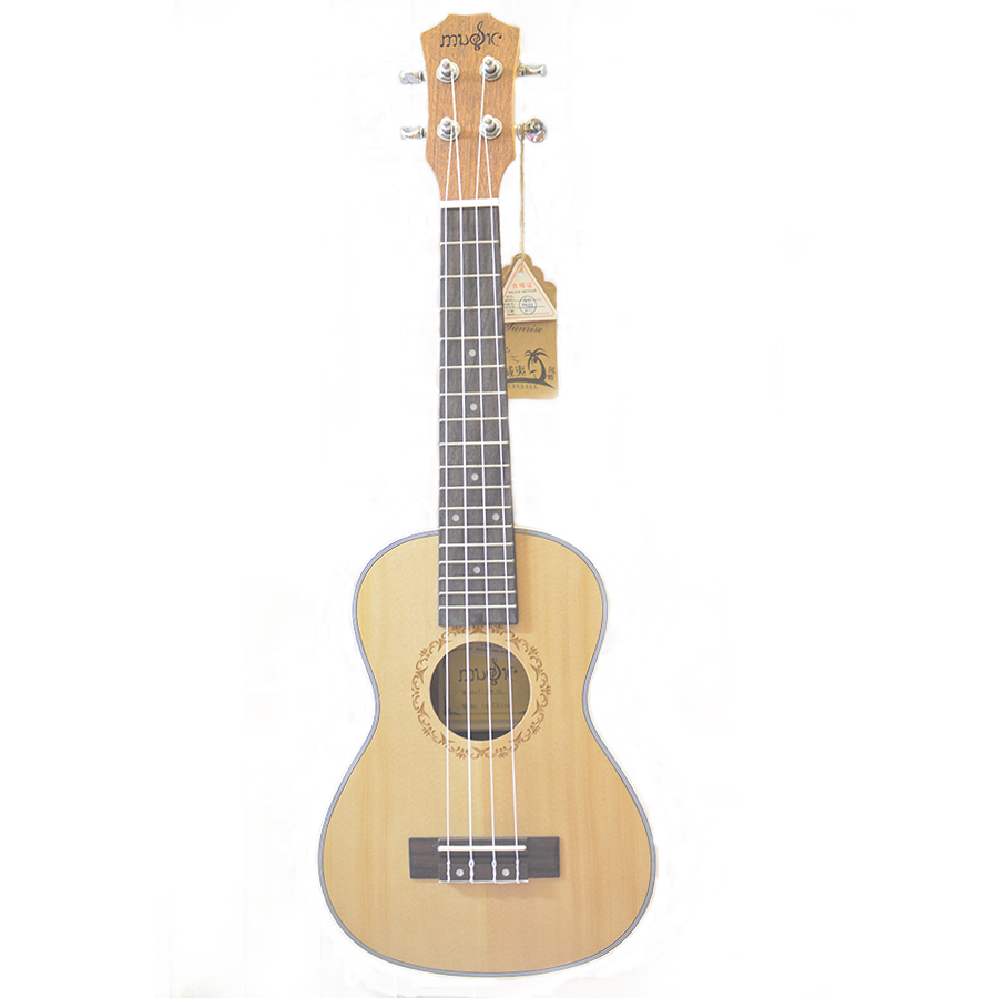 Đàn Ukulele Concert VHP gỗ Thông Pick-up (tặng dây 6 ly ra loa)