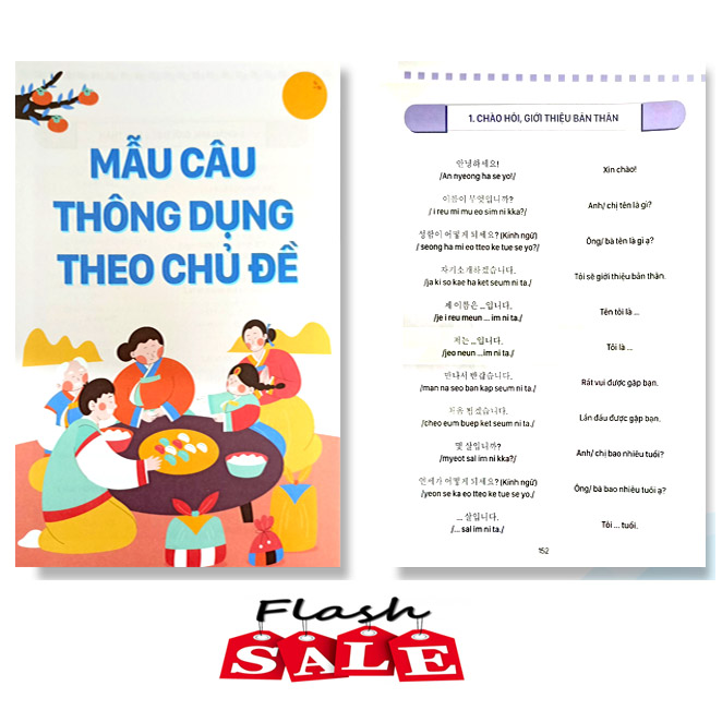 Sổ Tay Bắt Đầu Tiếng Hàn 3 Trong 1, cuốn sách giúp bạn Biết Giao Tiếp Ngay Khi Học- Tặng 1 quyển vở tập viêt 16 trang