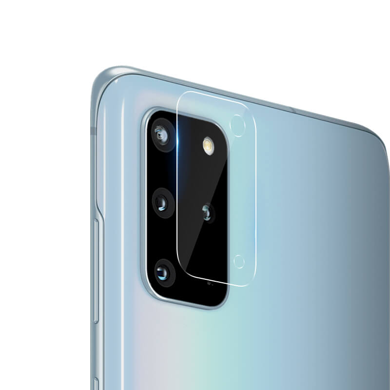 Bộ 2 Miếng dán kính cường lực camera Samsung Galaxy S20 Plus mỏng 0.22mm hiệu Nillkin InvisiFilm độ cứng 9H chống vân tay không ảnh hưởng chất lượng ảnh chụp - Hàng nhập khẩu