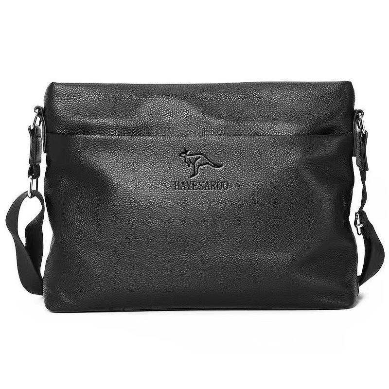 Túi đeo chéo nam DA BÒ THẬT - BEE GEE DCN9411