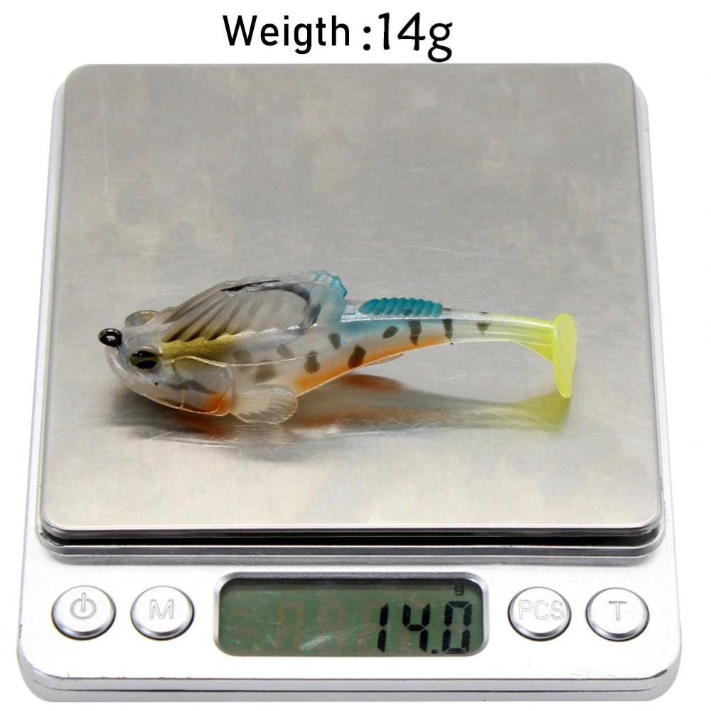 Mồi câu cá mồi mềm giả cá câu lure dấu lưỡi siêu nhạy 8cm / 14g MG-17