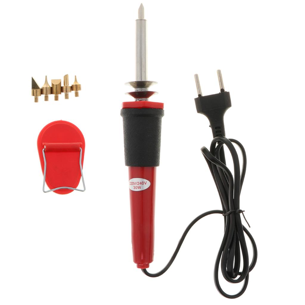 7 in 1 Electric Soldering Iron Tool Kit Adjustable Temperature EU Plug