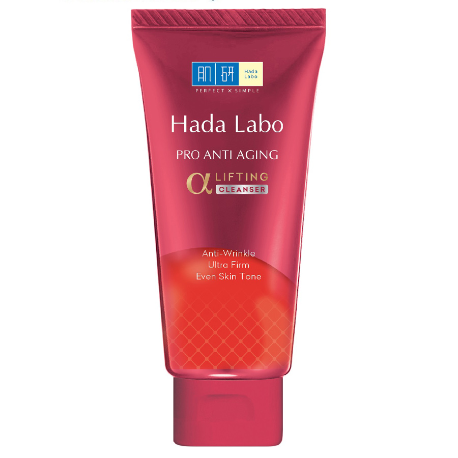 Sữa rửa mặt dưỡng chuyên biệt chống lão hóa Hada Labo Pro Anti Aging α Lifting Cleanser (80g)