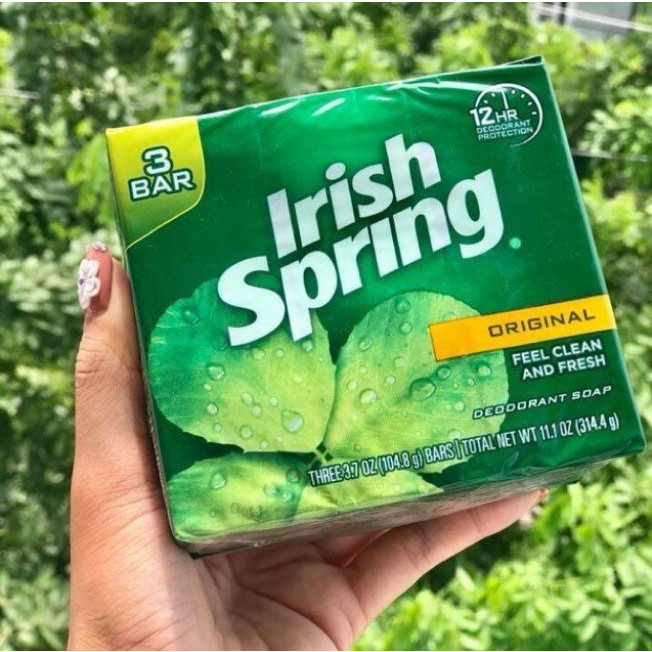 COMBO 2 LỐC 3 CỤC XÀ BÔNG CỤC IRISH SPRING ORIGINAL 314G.4X2