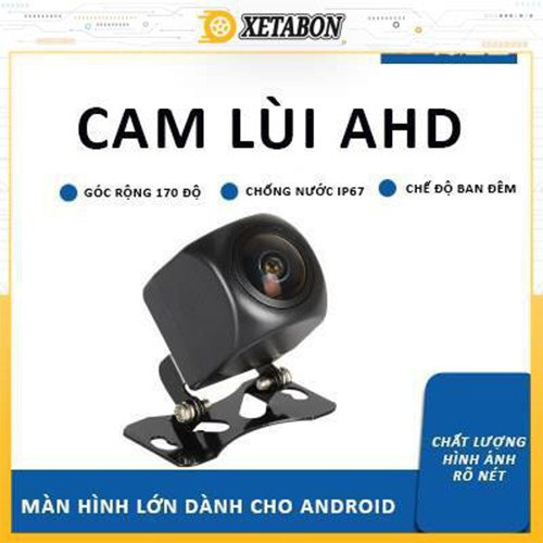Cam lùi AHD - Tích hợp màn Android - Full HD