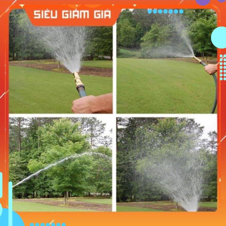 Đầu vòi xịt nước tăng áp đa năng Vòi phun tăng áp bằng đồng tưới cây - rửa xe cực mạnh - 3 chế độ 206587