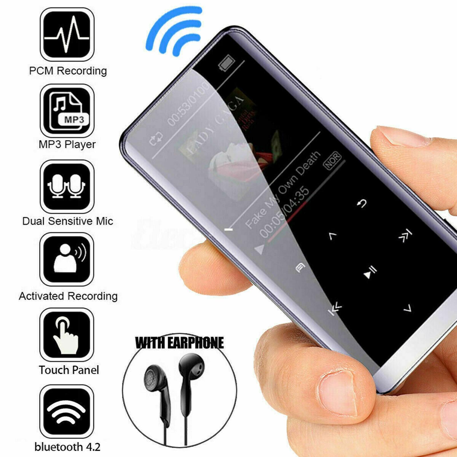 Thin Bluetooth MP3 Player Music Speaker MP4 FM Radio