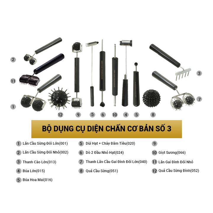 Bộ dụng cụ diện chẩn cơ bản số 3