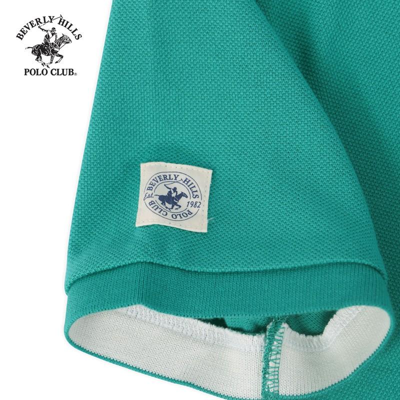 Áo polo ngắn tay Nam Beverly Hills Polo Club Slimfit Cotton Xanh PMSSS20TL049