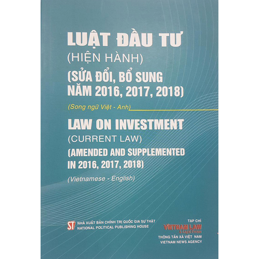 Combo Luật Đầu Tư + Luật Doanh Nghiệp Hiện Hành