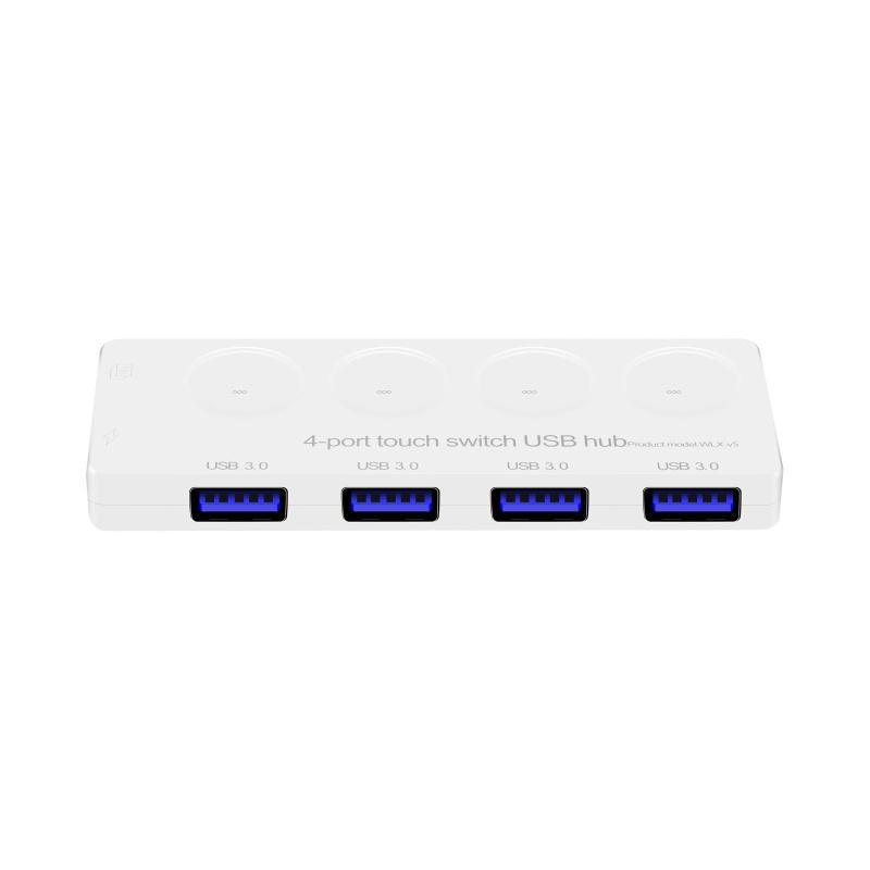 HUB USB 3.0 công tắc On/Off có đèn LED cho máy tính