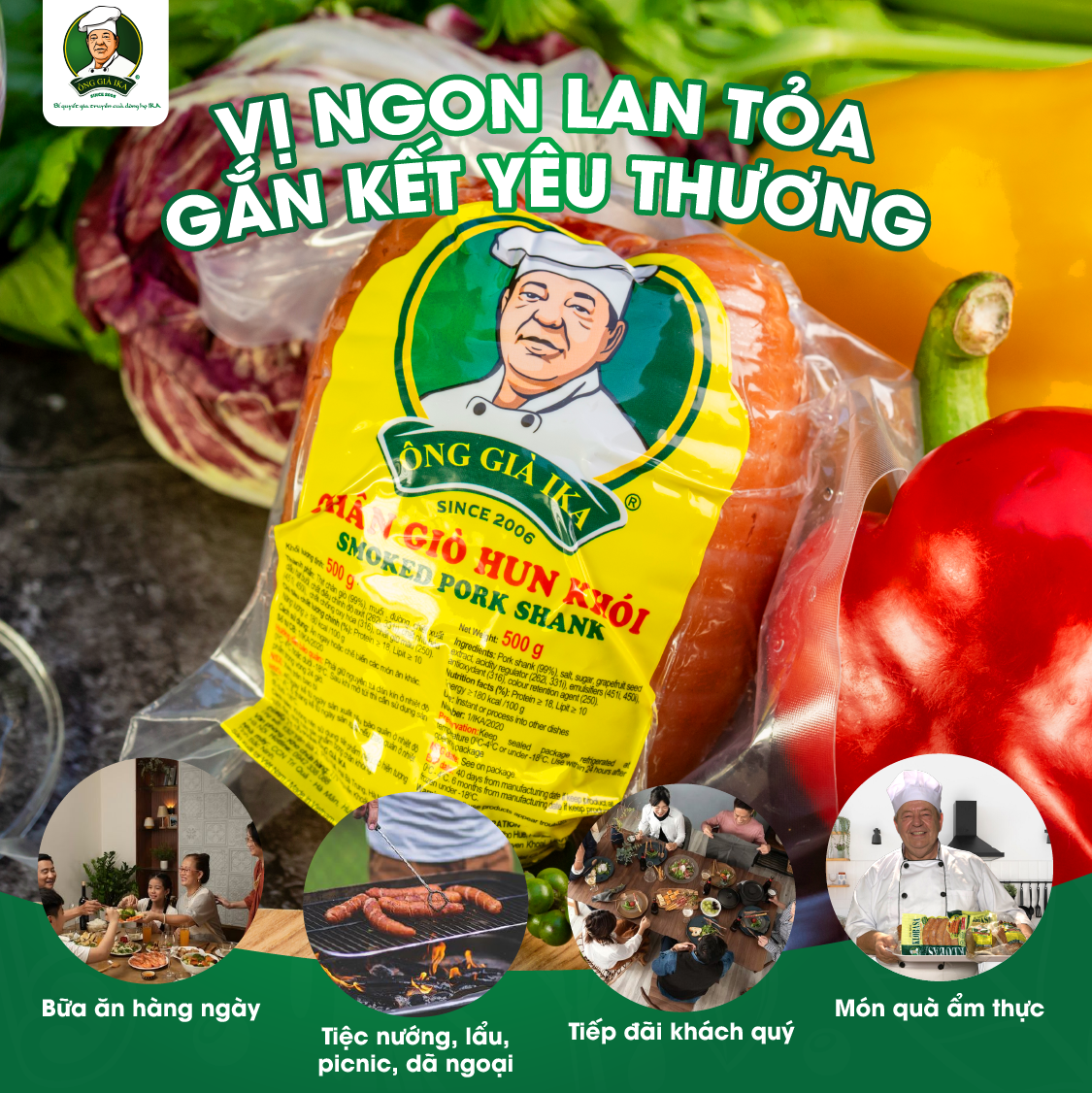 [Chỉ Giao Hà Nội] Chân giò hun khói 400g