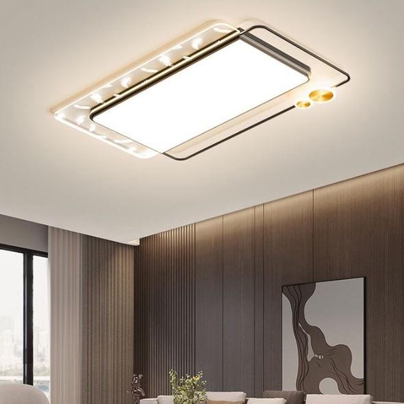 Đèn trần CARY hiện đại trang trí nội thất cao cấp 3 chế độ ánh sáng có khiển từ xa