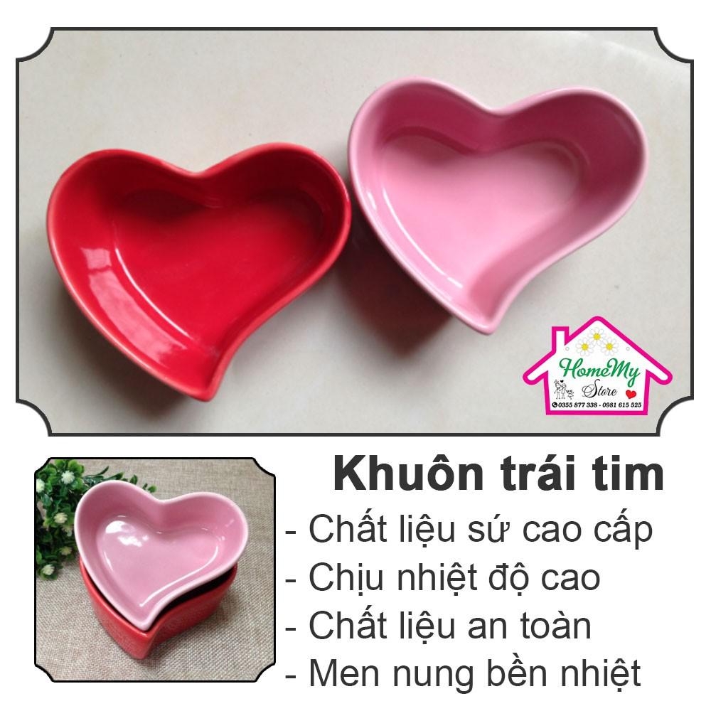 Bát Sứ Trái Tim Lượn Chén Ăn Dặm Cho Bé , Đựng Gia Vị, Nước Chấm, Chén Dĩa Dễ Thương