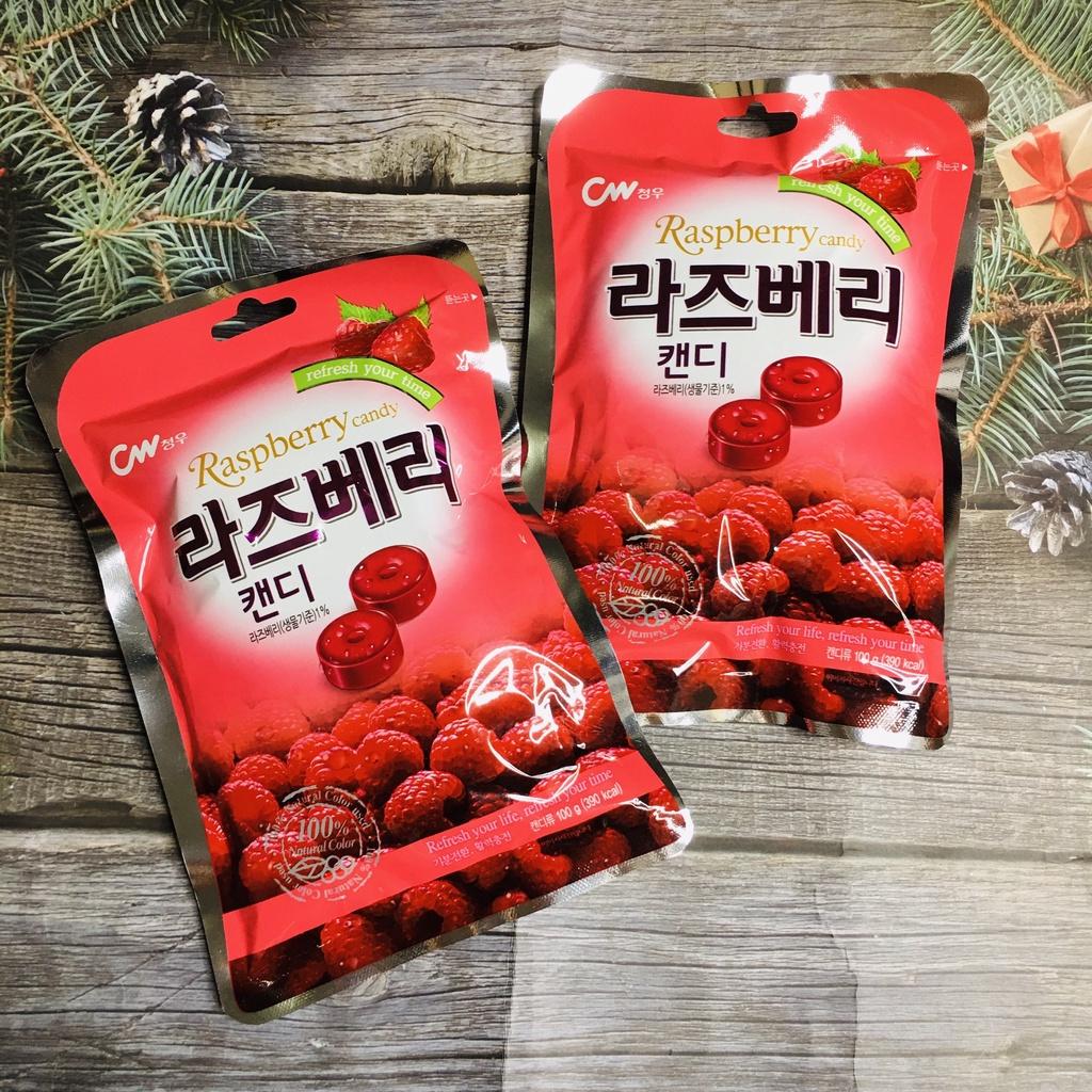 KẸO HÀN QUỐC VỊ MÂM XÔI RASPBERRY 100G