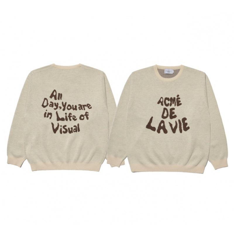 Áo Sweater cổ tròn thu đông in chữ