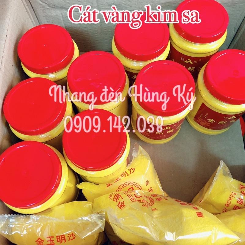 Cát vàng kim sa (cát bỏ vô lưu hương) loại bịch 500g và hủ 1kg yếu