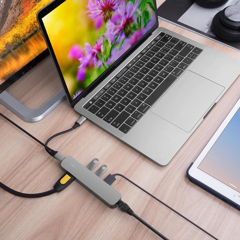 CỔNG CHUYỂN HYPERDRIVE 4K HDMI 6-IN-1 USB-C HUB - HÀNG NHẬP KHẨU
