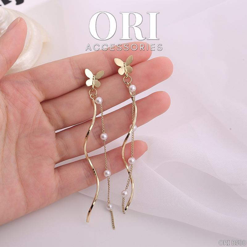 Bông tai nữ hình cánh bướm Letitia xinh xắn ORI ACCESSORIES B500