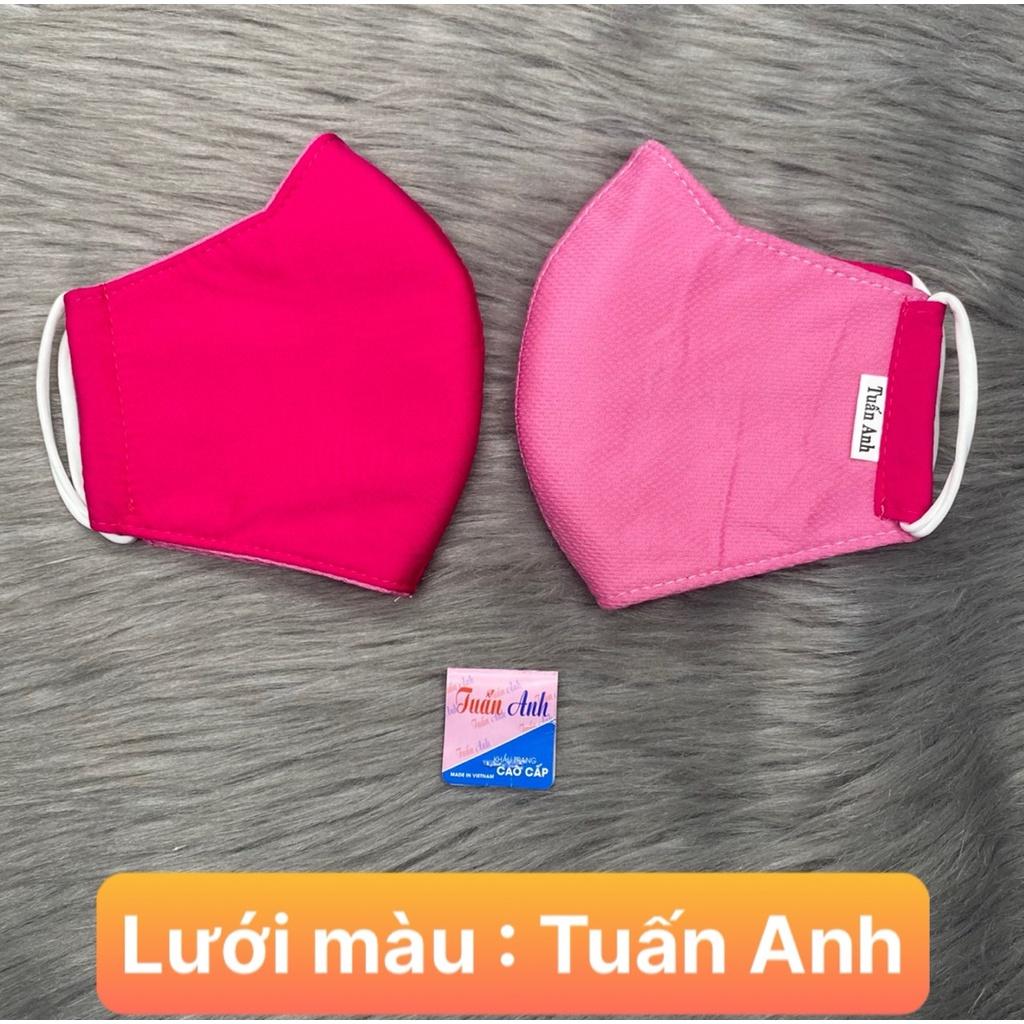 5 Khẩu trang vải ton màu , 3 lớp thượng hiệu : TUẤN ANH giao 5 màu ngẫu nhiên ảnh thật , bảo đảm giao đún