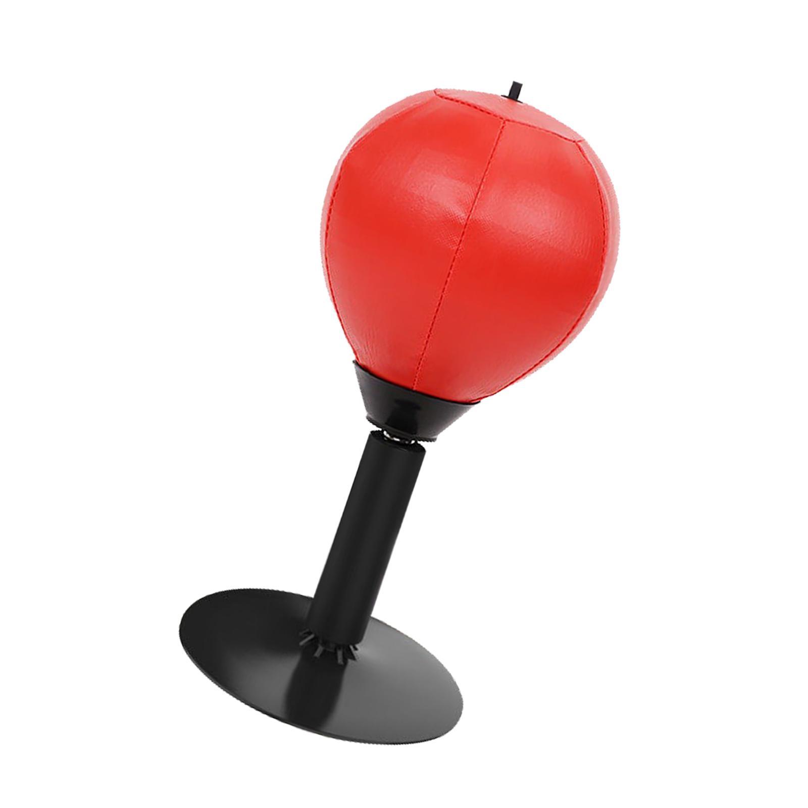 Punching Bag Speed Ball Desktop Boxing Ball for Exercise Red