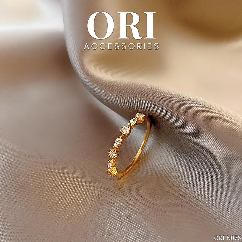 Nhẫn nữ Freesize đính đá Sherwin sang trọng ORI ACCESSORIES N076