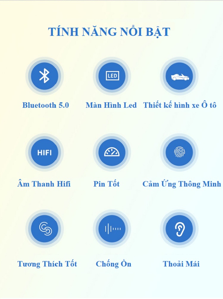 Tai Nghe Nhét Tai Mô Hình Siêu Xe Cá Tính Bluetooth L-24