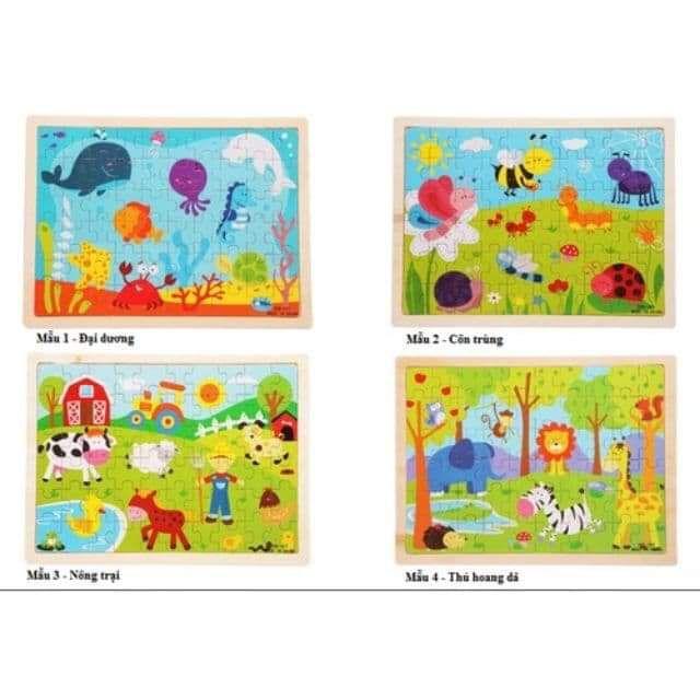 Đồ chơi xếp hình gỗ Puzzle 60 miếng