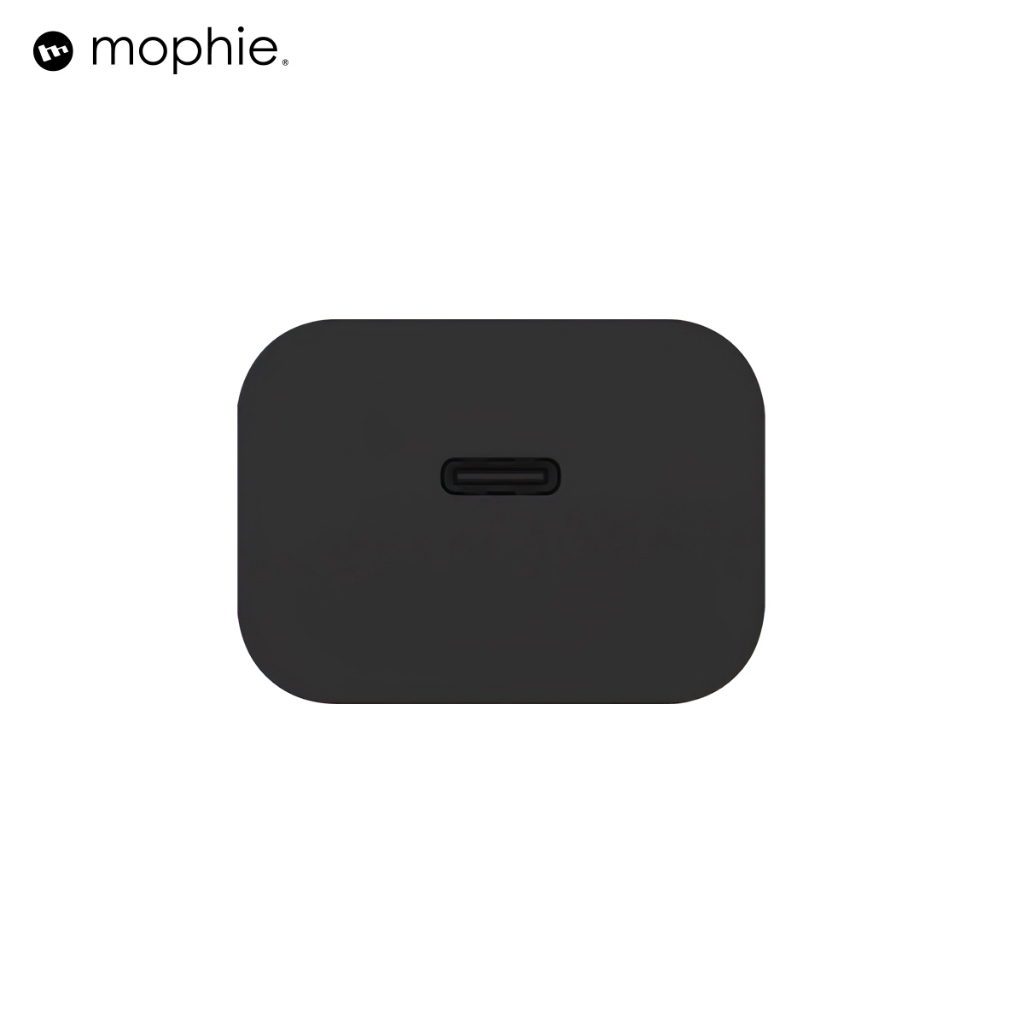 Combo cốc sạc Mophie 20w - dây cáp C to LN Mophie Essentials 1M - dành cho iP - Hàng chính hãng