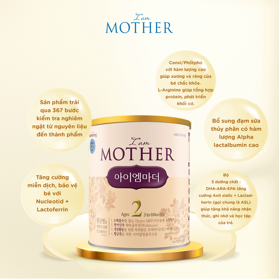 Sữa Bột Namyang I Am Mother 2 400g