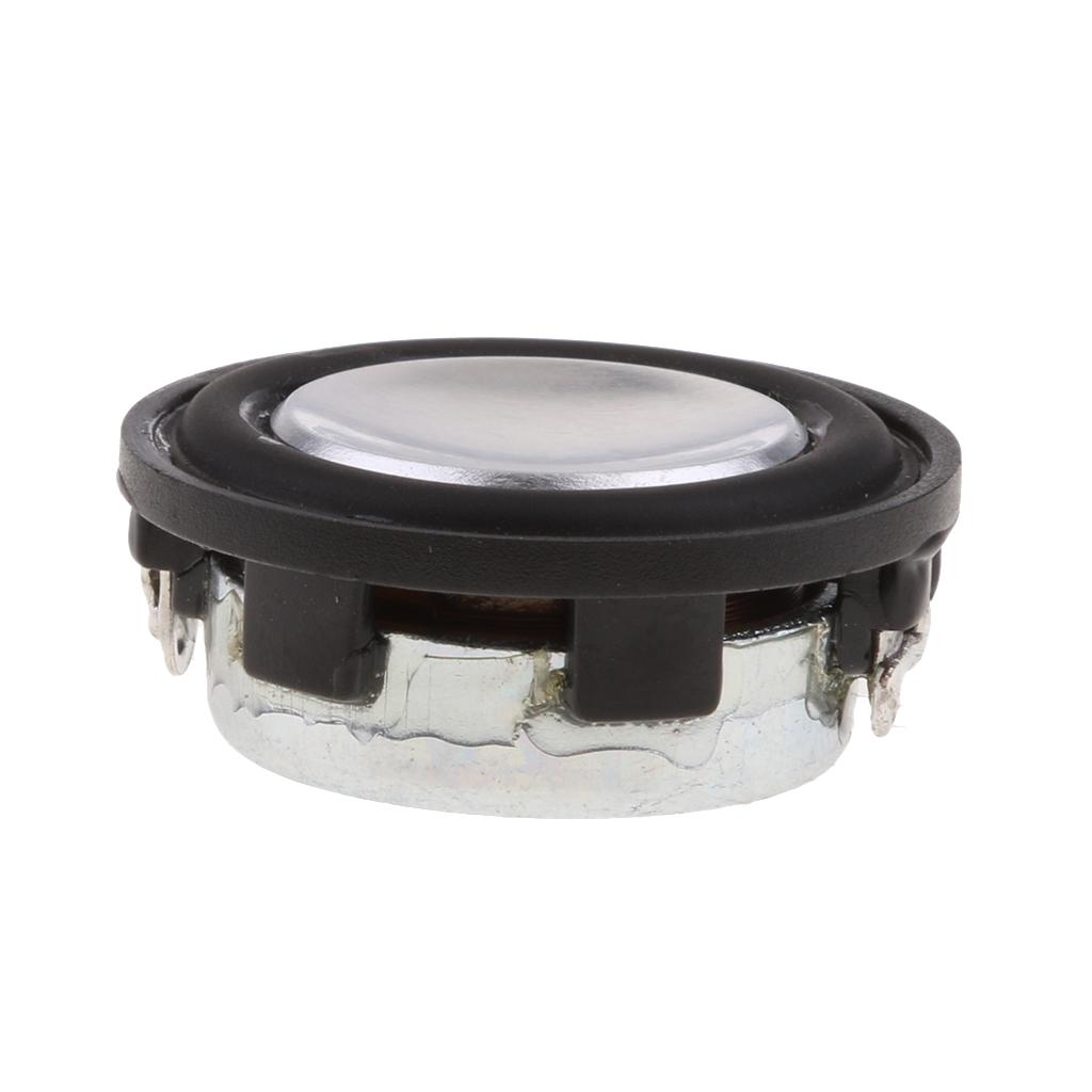 4X DIY 28mm Mini Stereo Audio Speaker Full-range DIY Loudspeaker Hifi Black